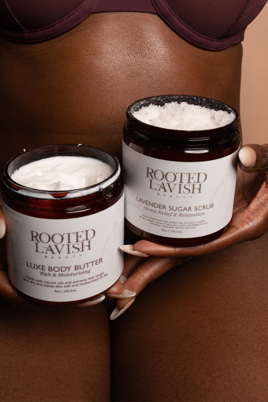 Bundle- Scrub + Butter (Lavender Sugar Scrub and Luxe Body Butter)