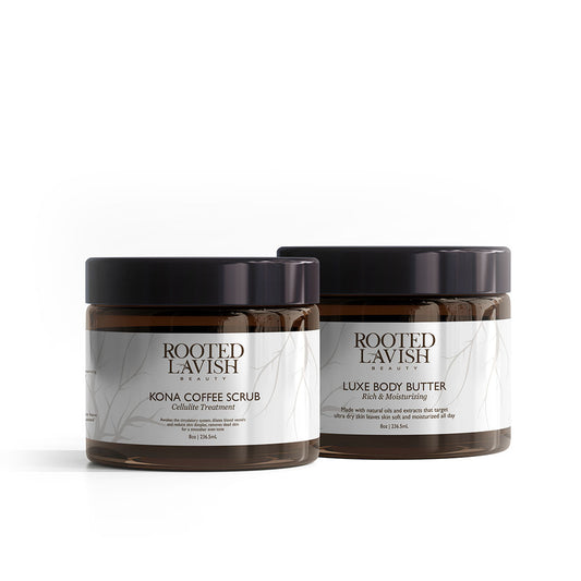 Bundle - Scrub + Butter (Kona Coffee Scrub and Luxe Body Butter)
